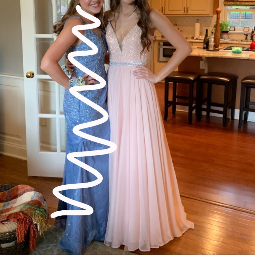 Sherri Hill Blush prom dress